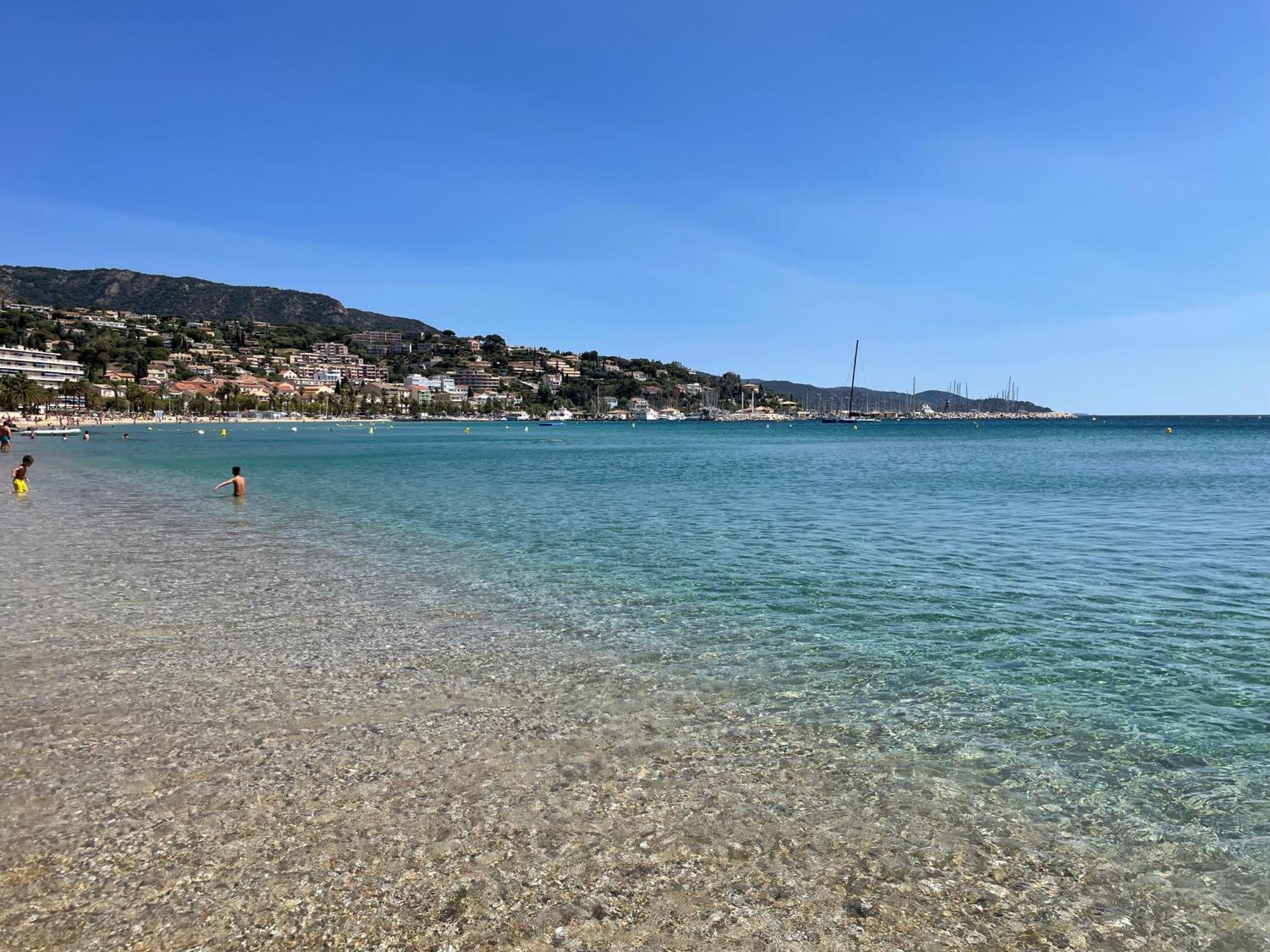 T3 A 300M Plage Avec Piscine Tennis Le Lavandou Exterior foto